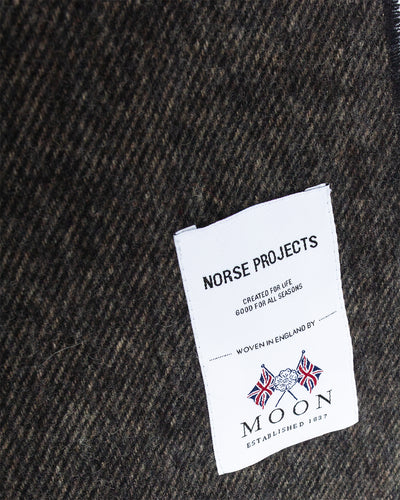 Norse Moon Merino Lambswool Scarf Seal Brown