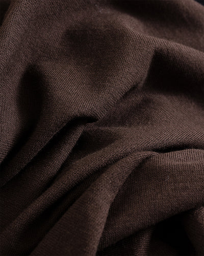 Nordborg Cotton Crepe T-Shirt Delicioso Brown