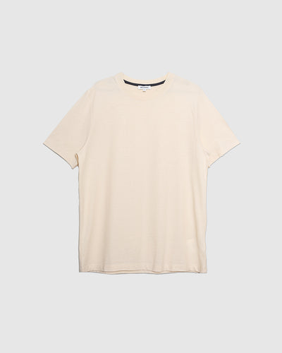 Nordborg Cotton Crepe T-Shirt Ecru