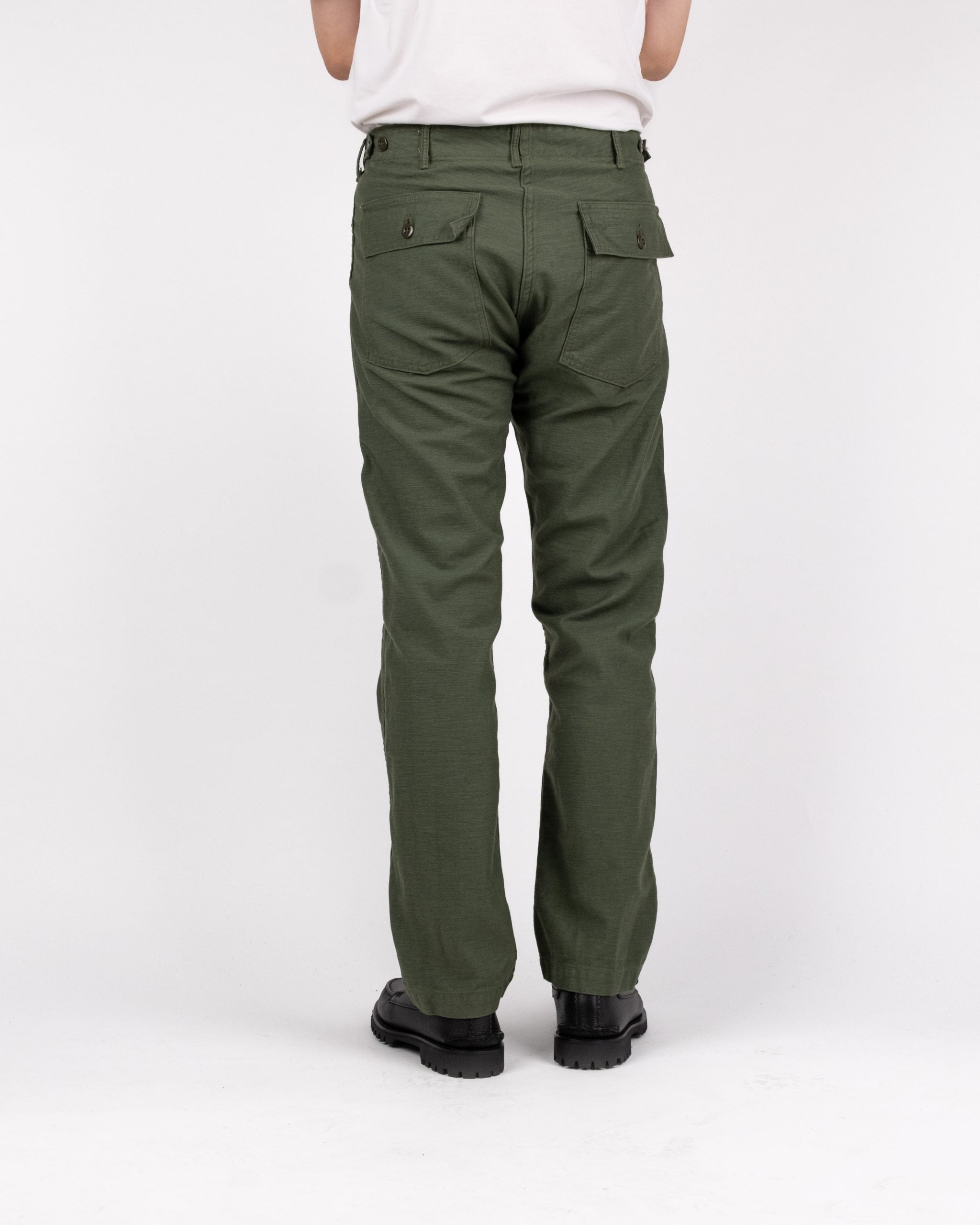 Slim Fit Fatigue Pant - Army Green