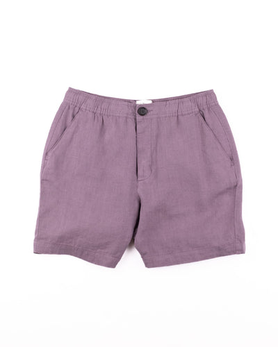 Osborne Drawstring Shorts Linen Coney Mauve - KO