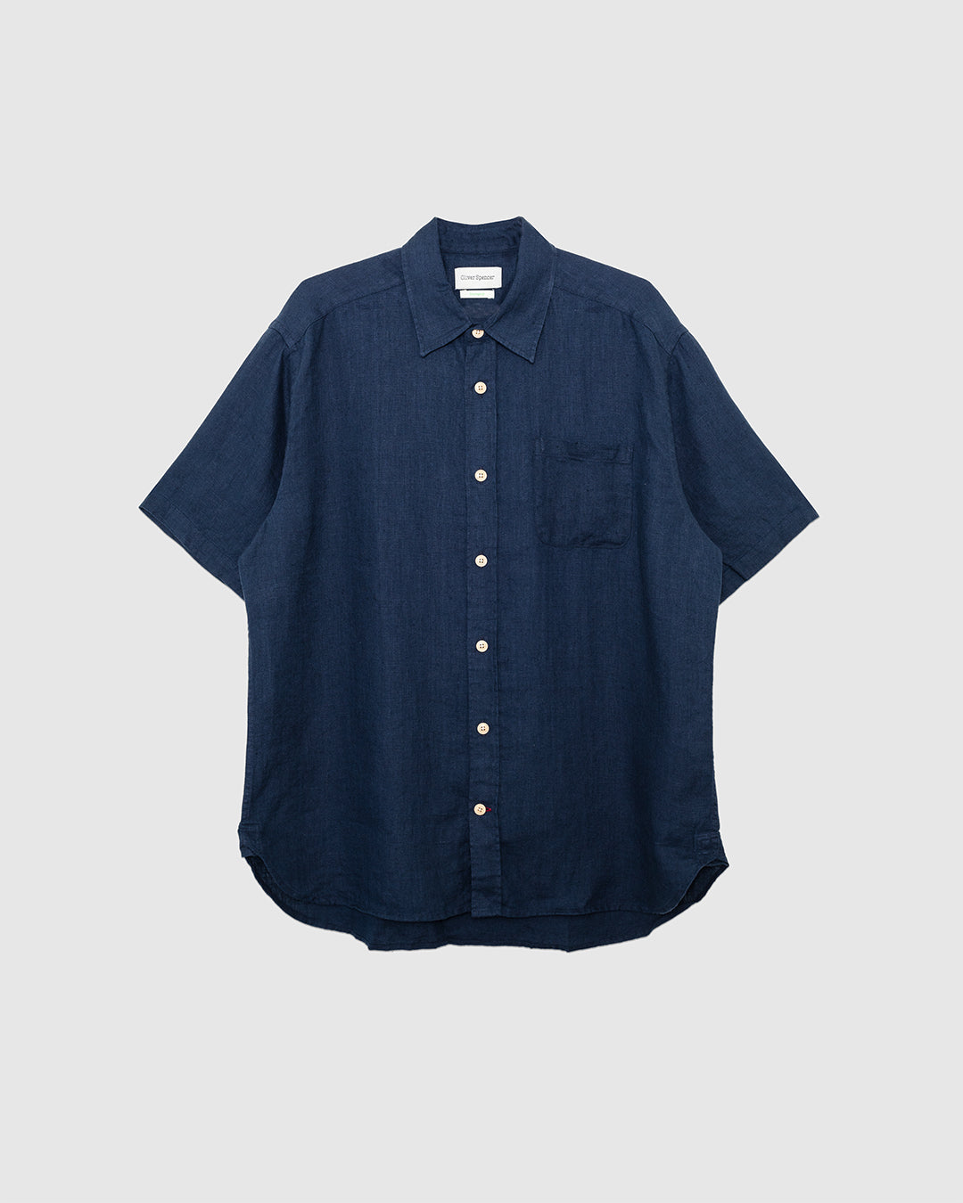 Atlanta Shirt Linen Padworth Navy