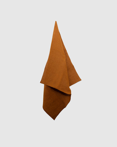 Neckerchief Linen Evering Caramel