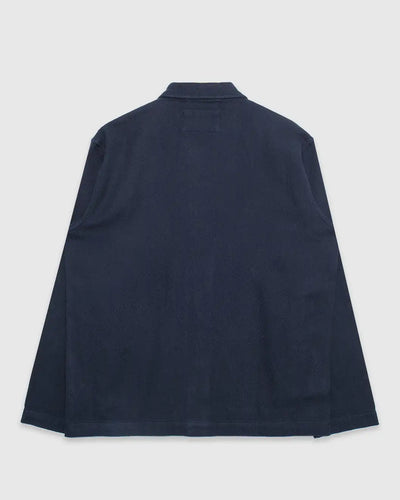 No106 Shirt Jacket Herringbone Navy