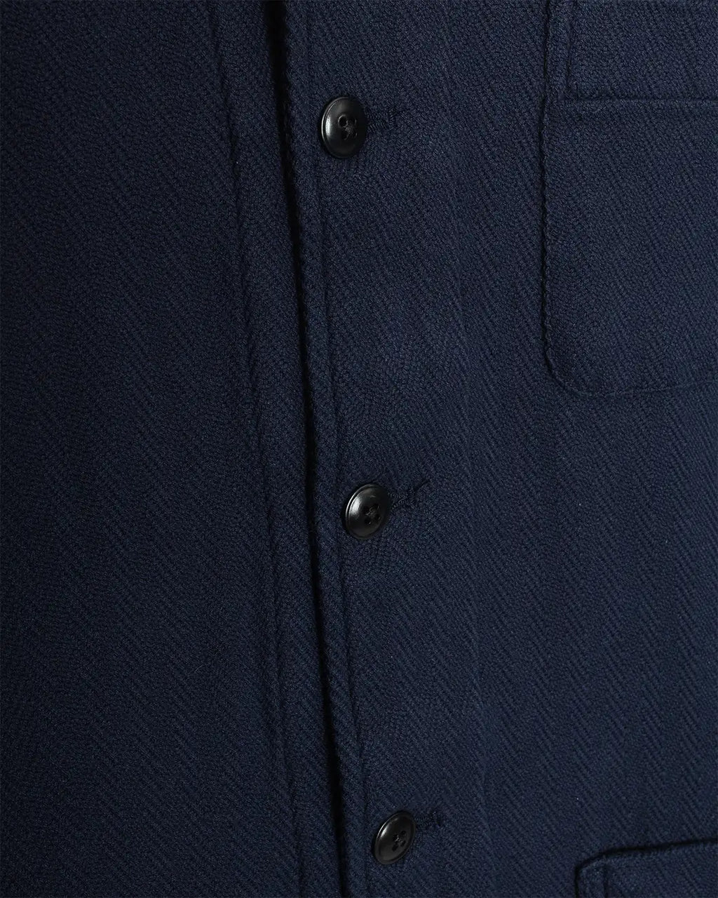 No106 Shirt Jacket Herringbone Navy
