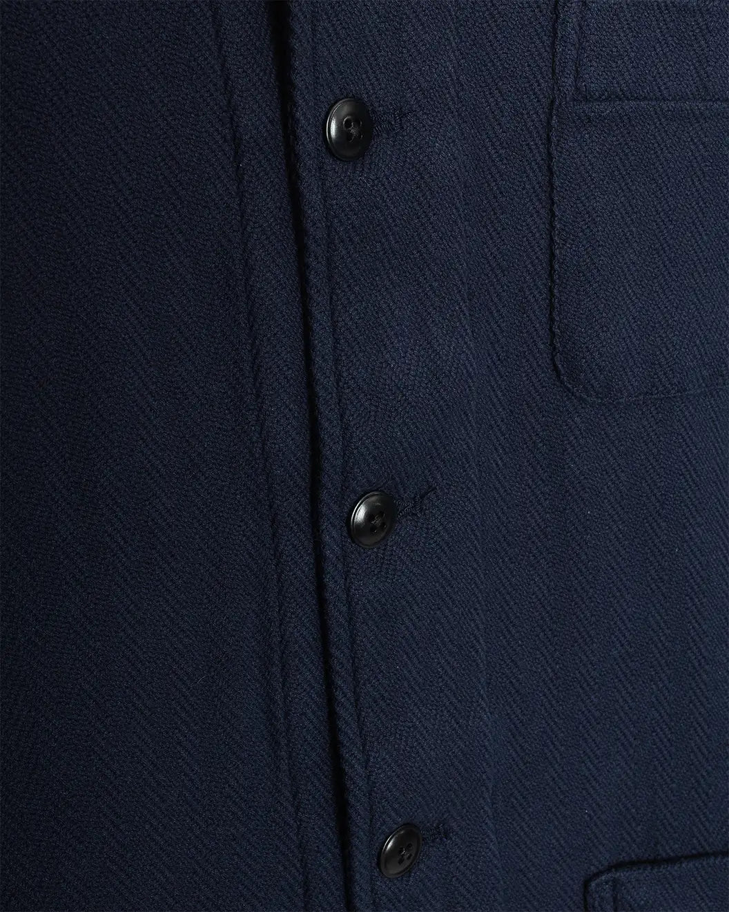 No106 Shirt Jacket Herringbone Navy