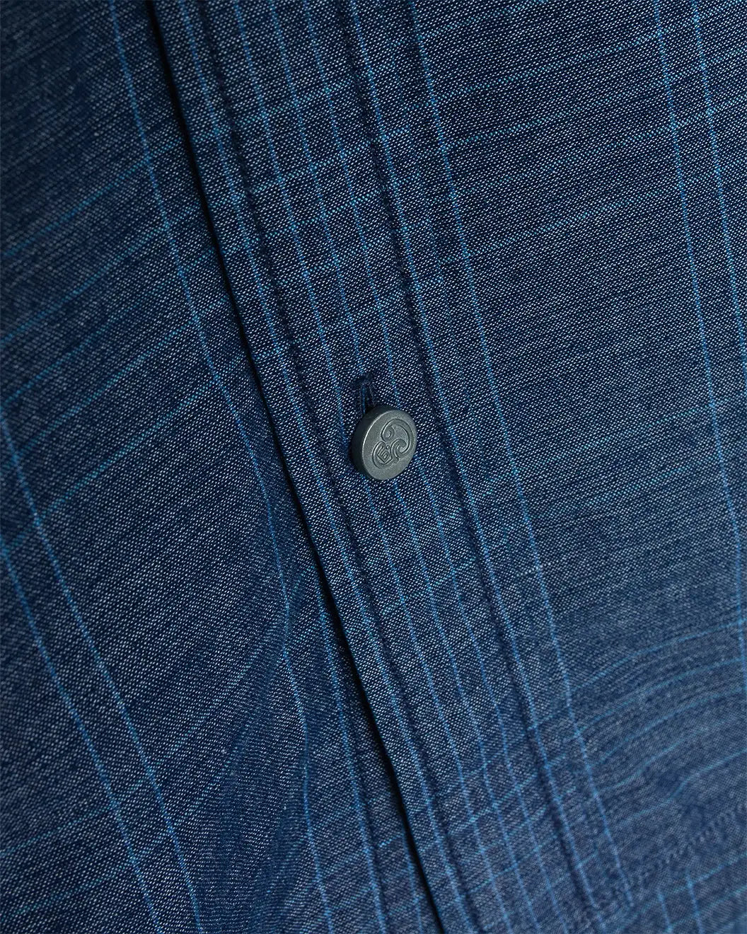No240 Utility Shirt Indigo Check Chambray