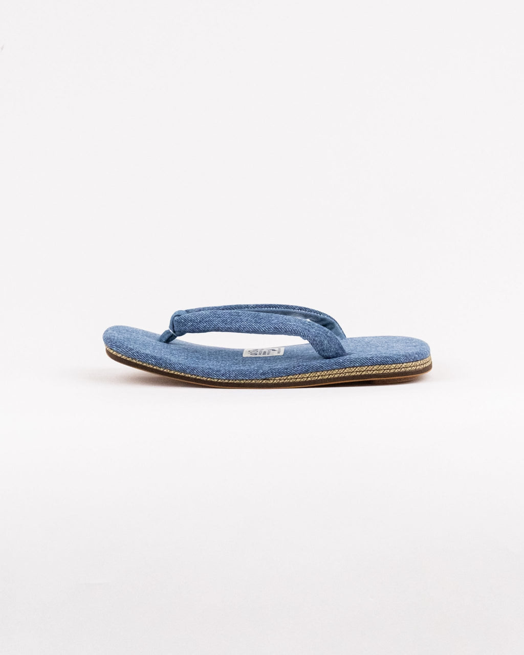 Denim Setta Sandals - Sky Blue