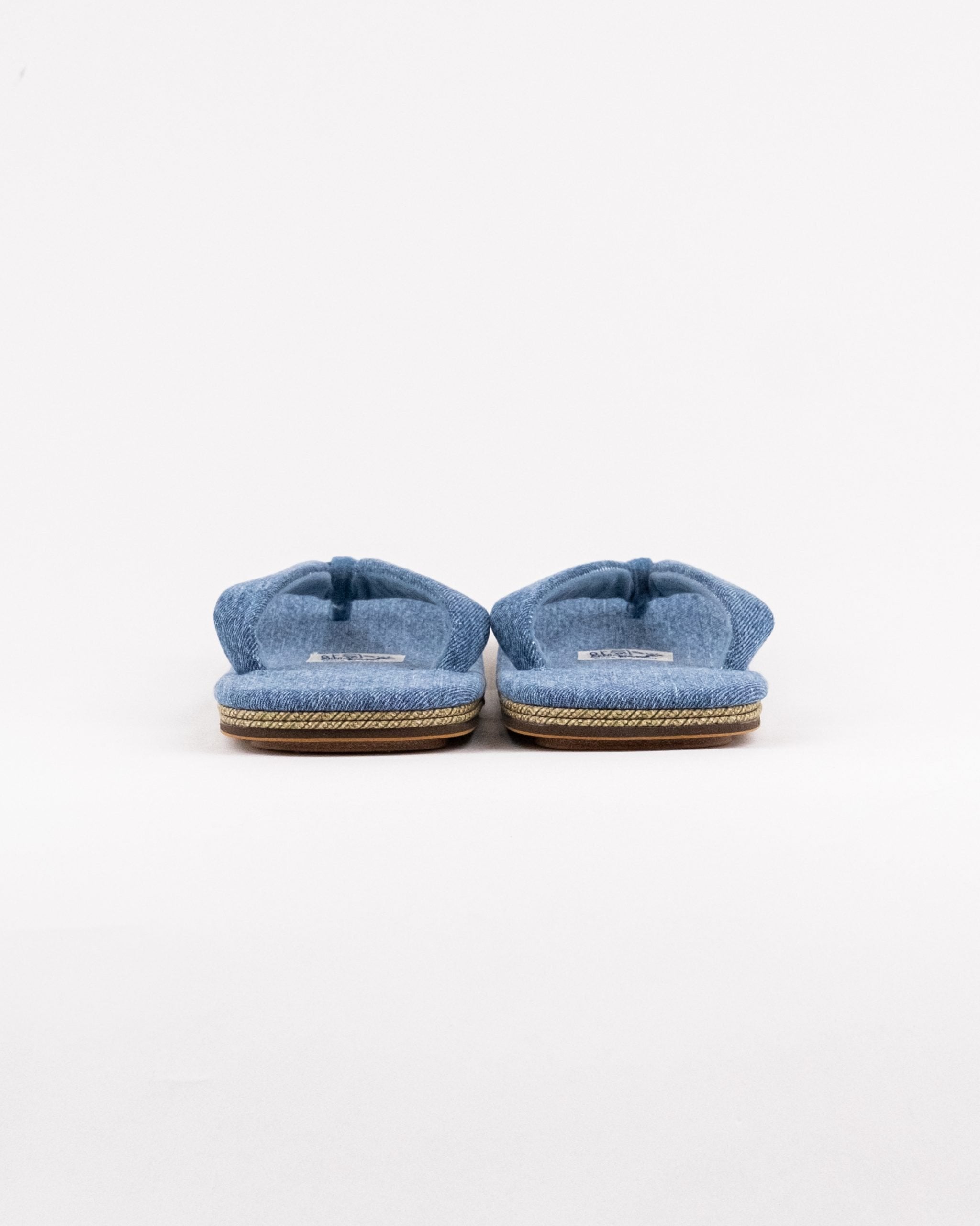 Denim Setta Sandals - Sky Blue