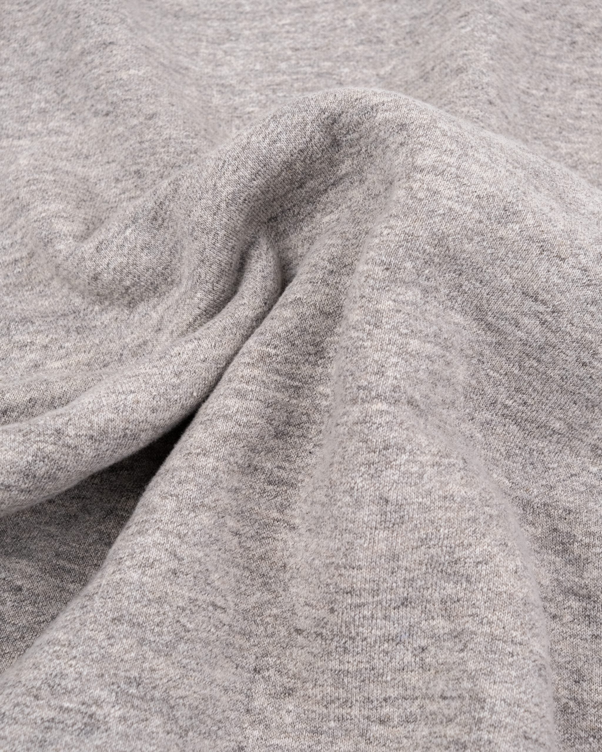 Loopwheel Hooded Sweat Looped Back - Heather Gray