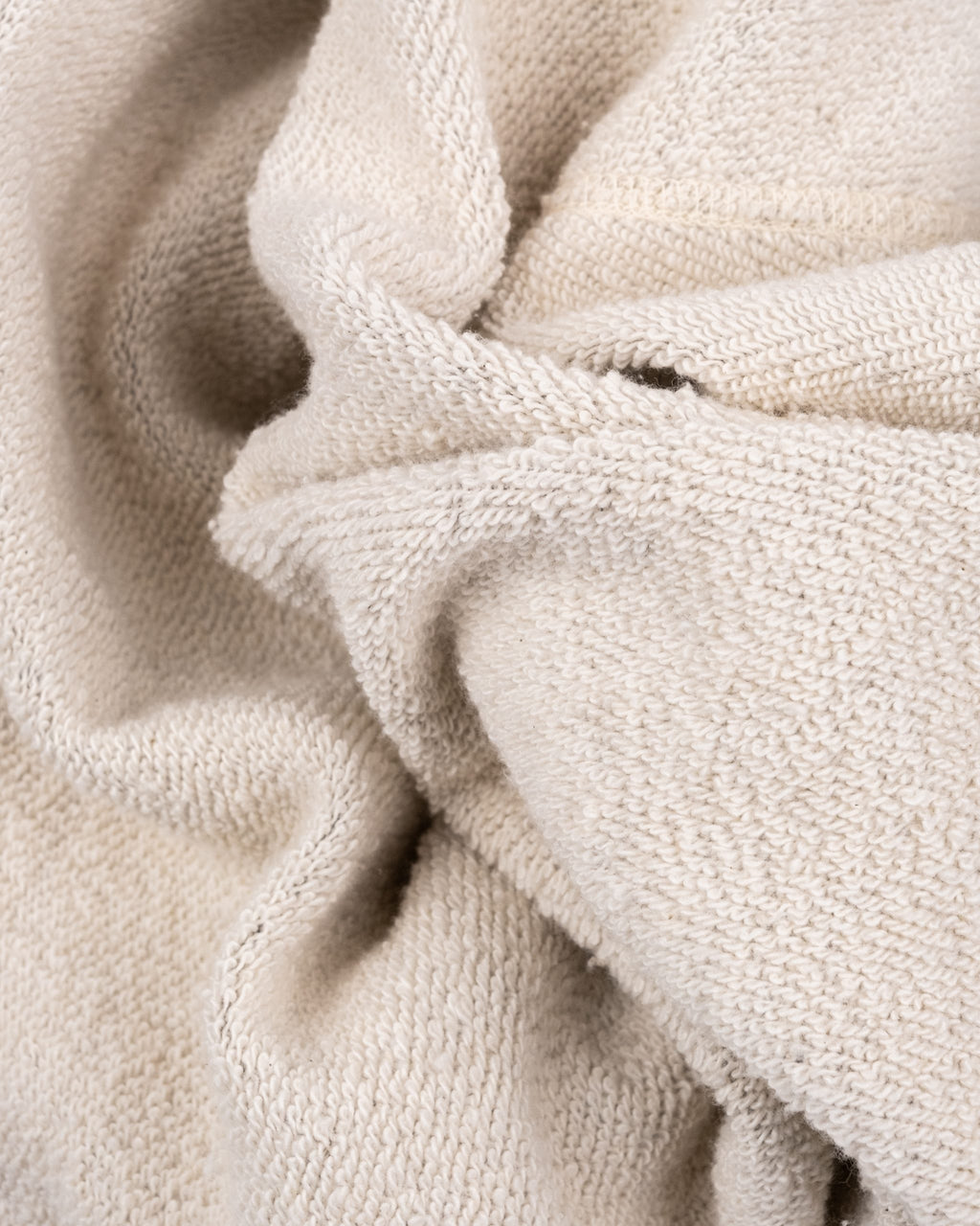 Loopwheel Hooded Sweat Looped Back - Heather Gray