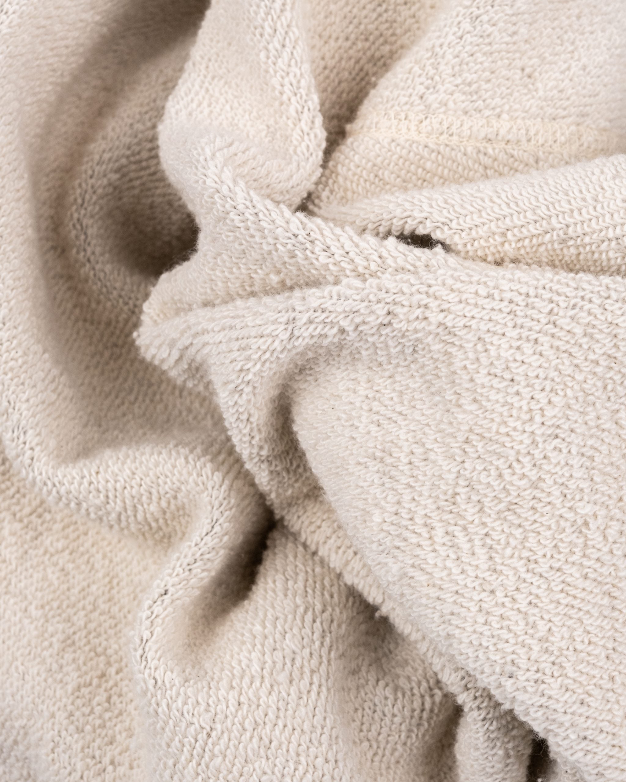 Loopwheel Hooded Sweat Looped Back - Heather Gray