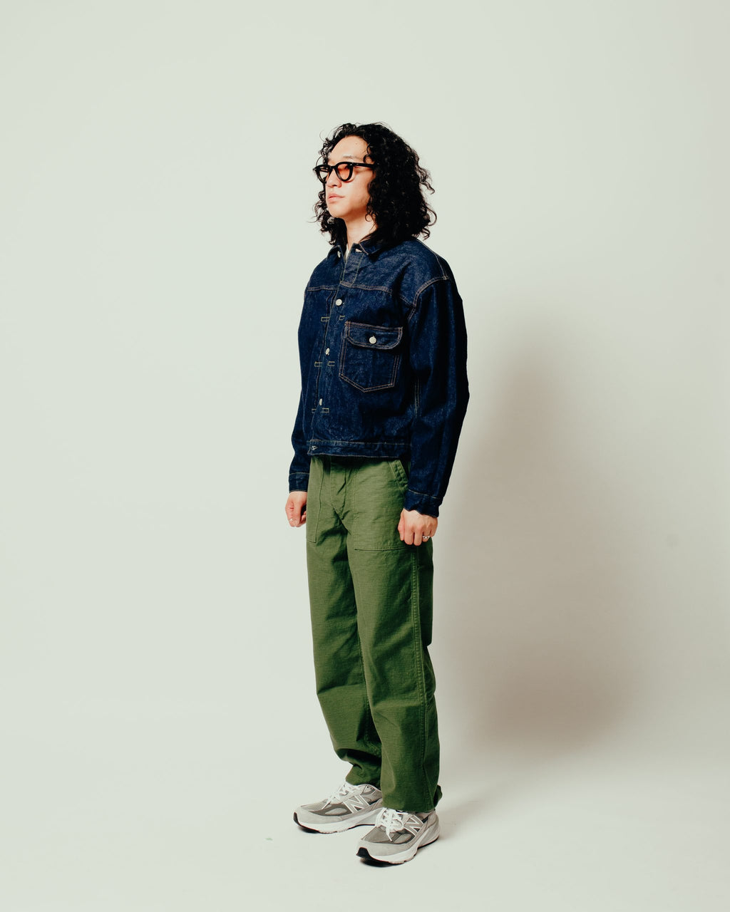 TYPE 1 40's Pleated Front Blouse - One Wash