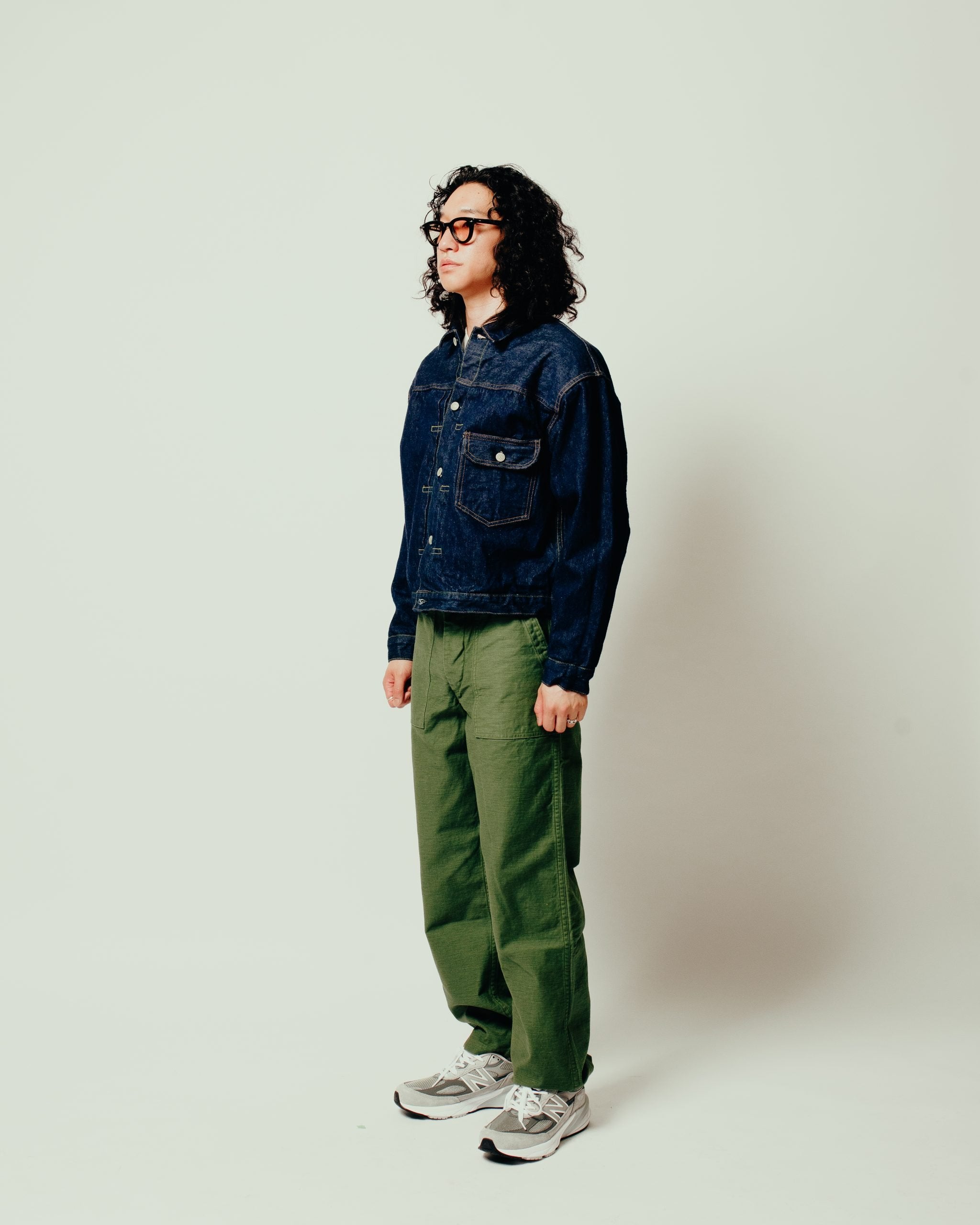 TYPE 1 40's Pleated Front Blouse - One Wash