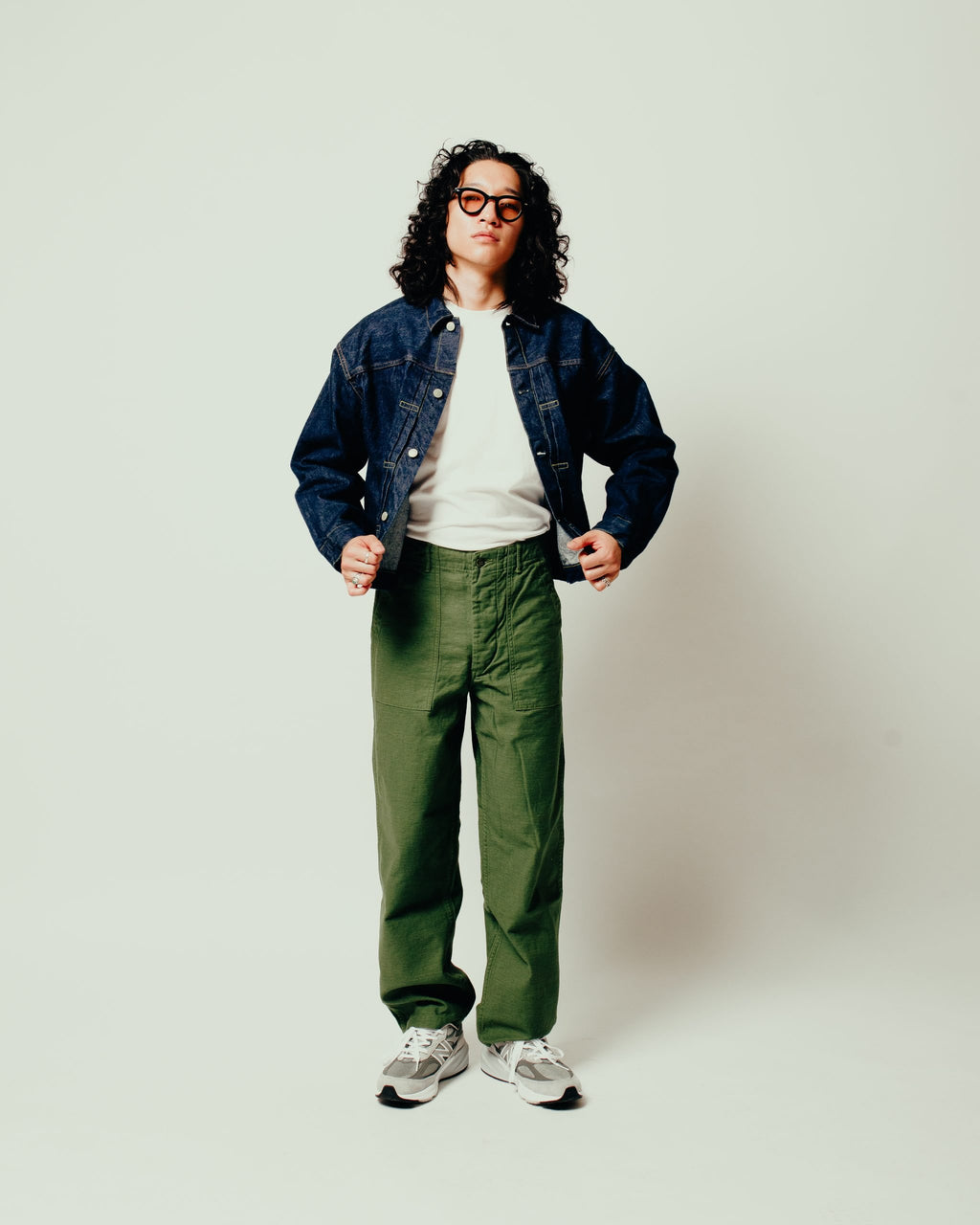 TYPE 1 40's Pleated Front Blouse - One Wash