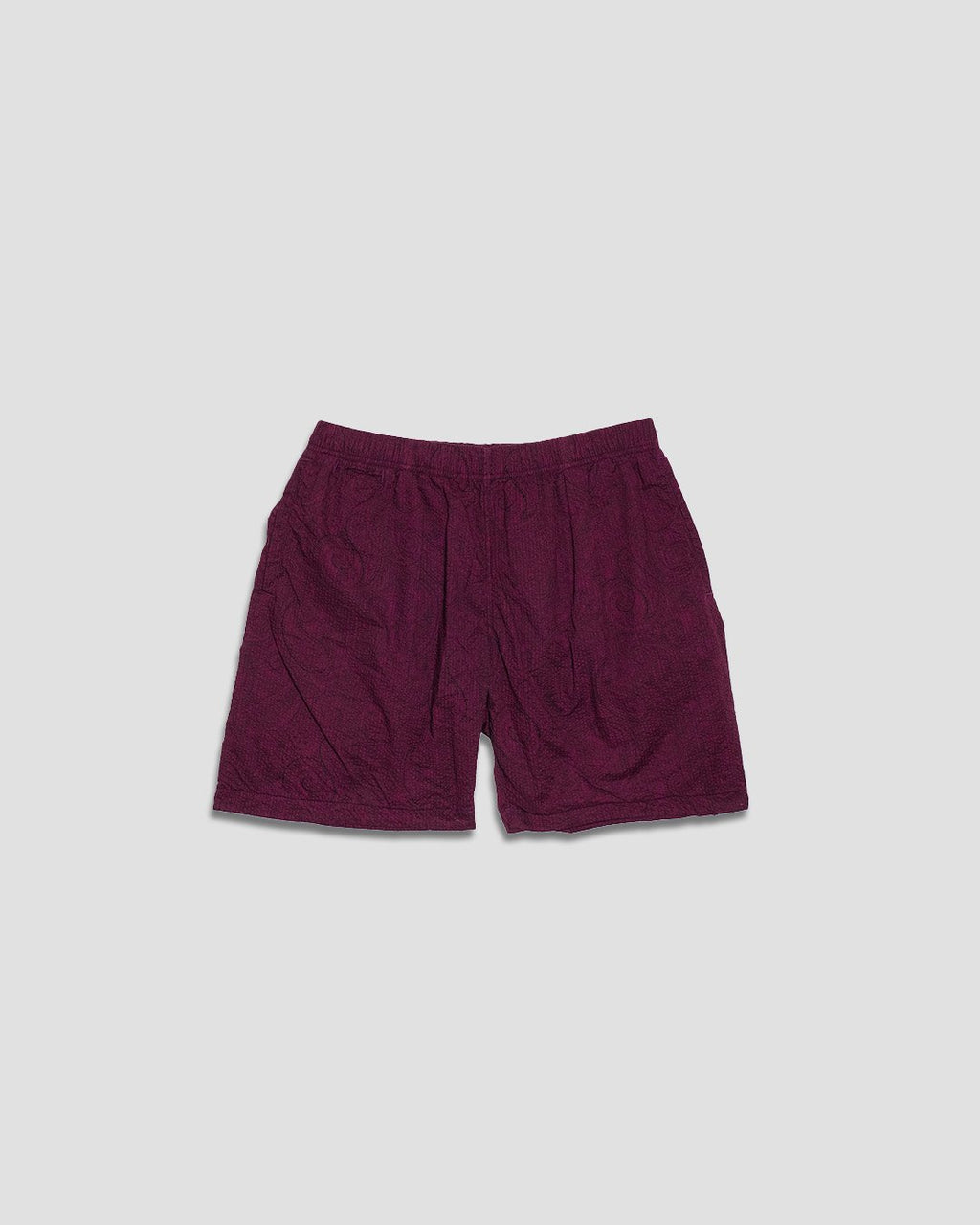 Morris Paisley Shorts - Wine