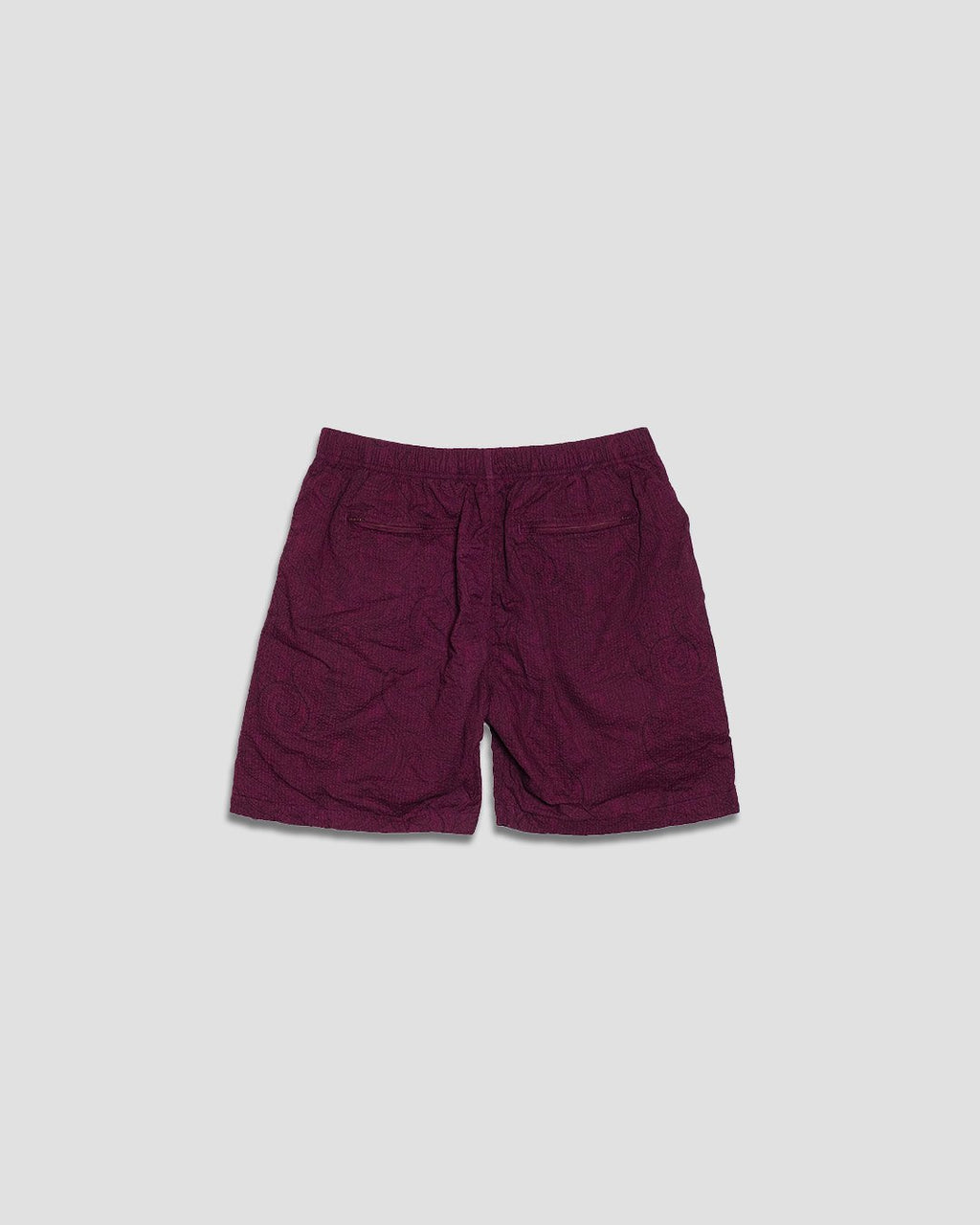 Morris Paisley Shorts - Wine