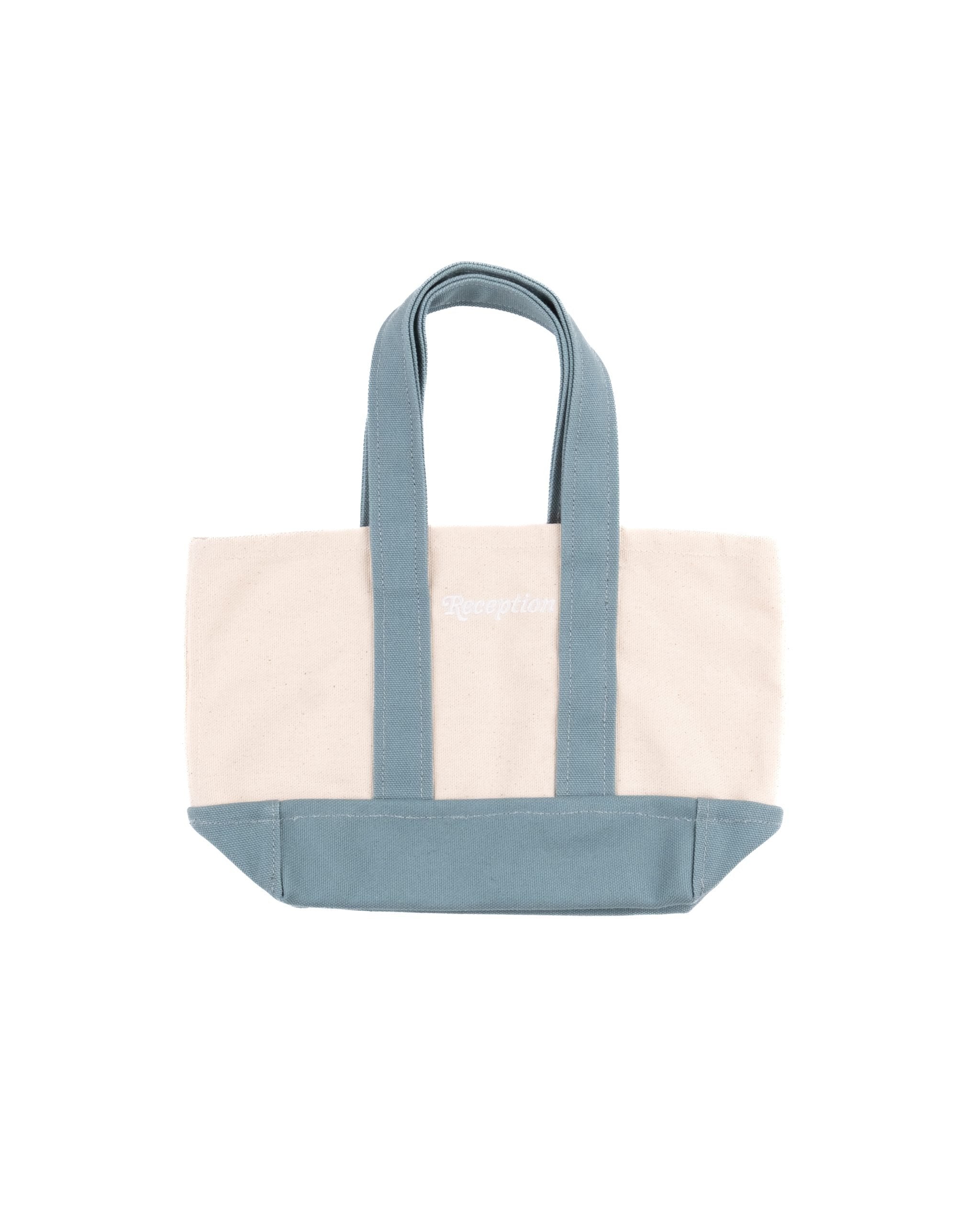 Mini Shopper w/Embroidery - Dusty Sand/Dusty Green