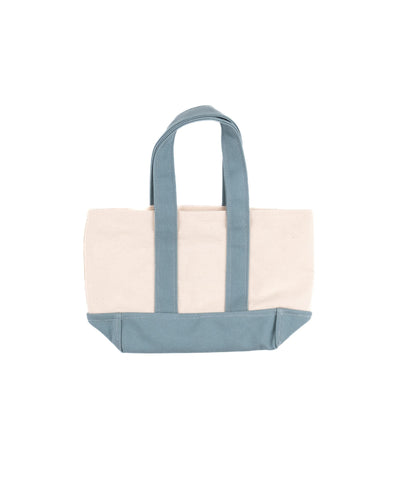 Mini Shopper w/Embroidery - Dusty Sand/Dusty Green