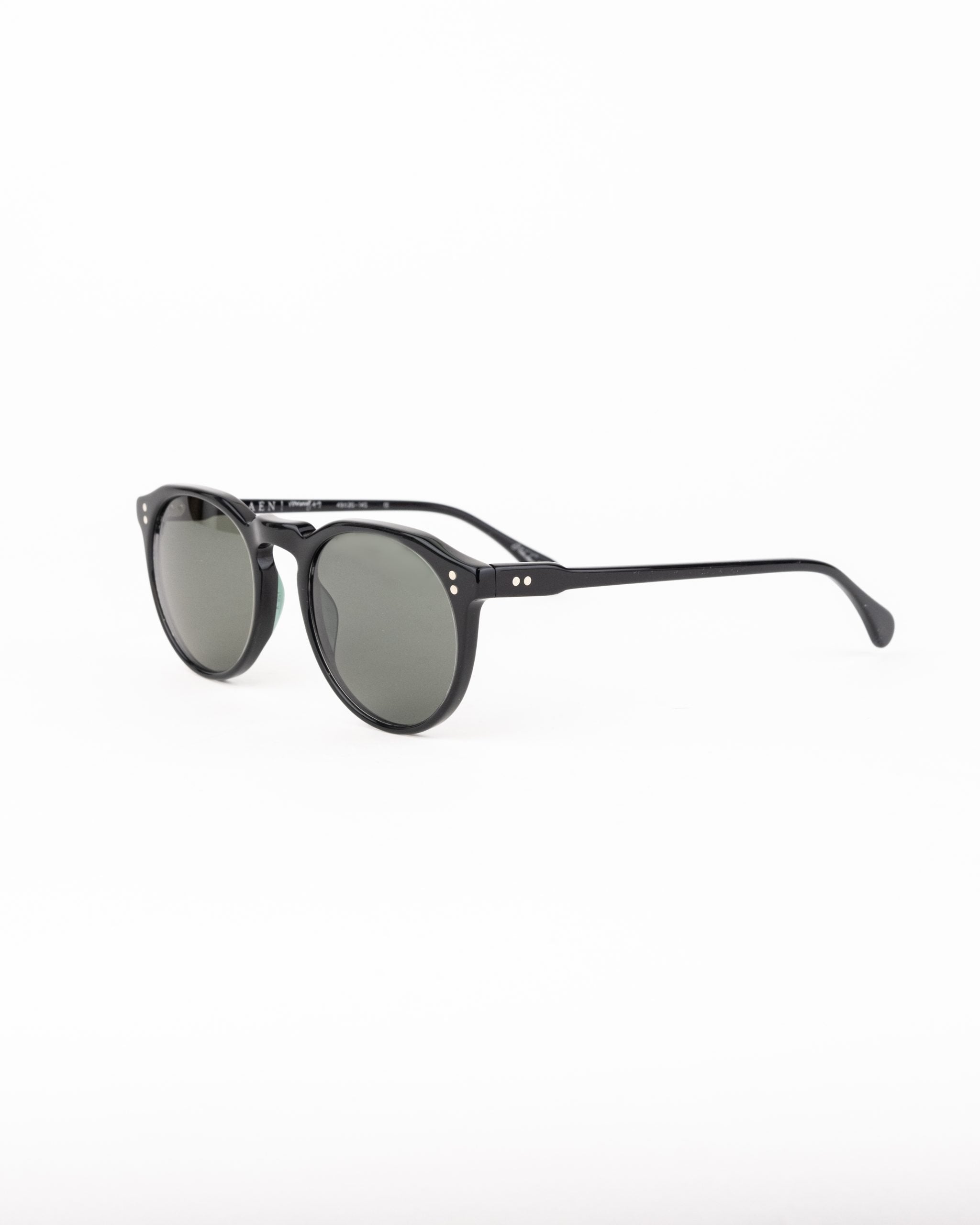 Remmy 49 Crystal Black/ Green Polarized