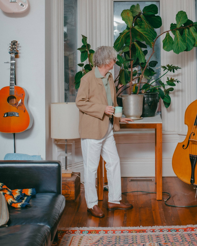 Italian Drop Lapel Jacket Linen Khaki