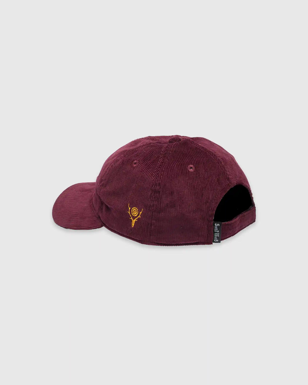 6 Panel Corduroy Cap Burgundy