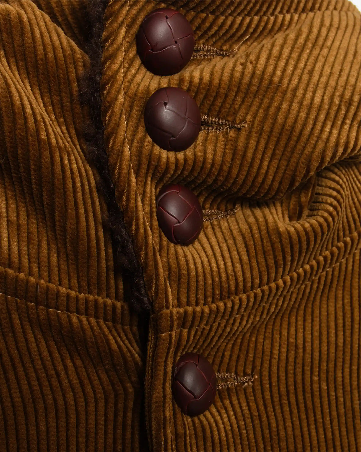Army Coat - 8W Corduroy Brown
