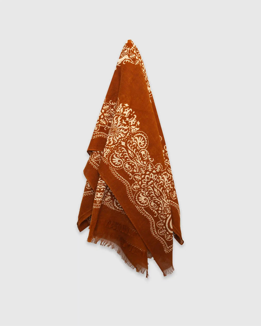 Cotton Gauze Stole Brown