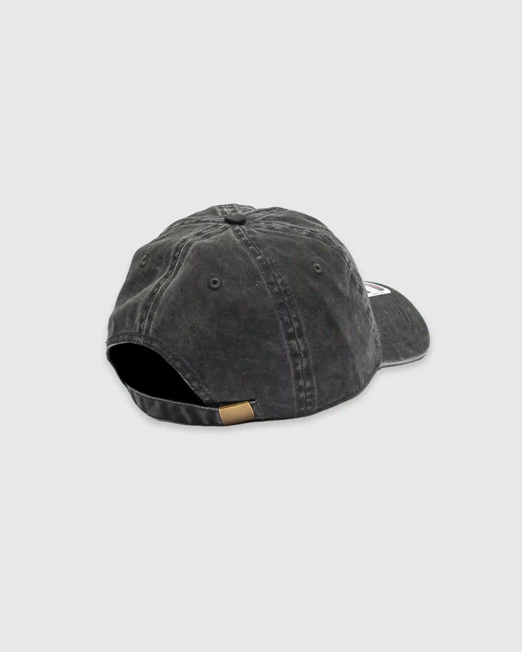 S&T Embroidery Strap Back Cap Black