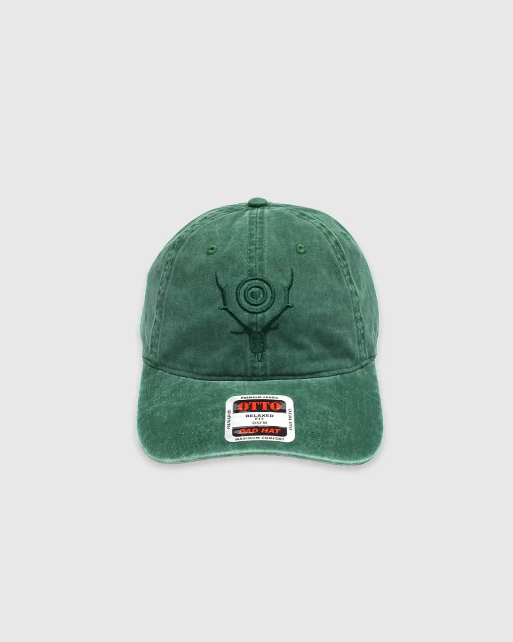 S&T Embroidery Strap Back Cap Green