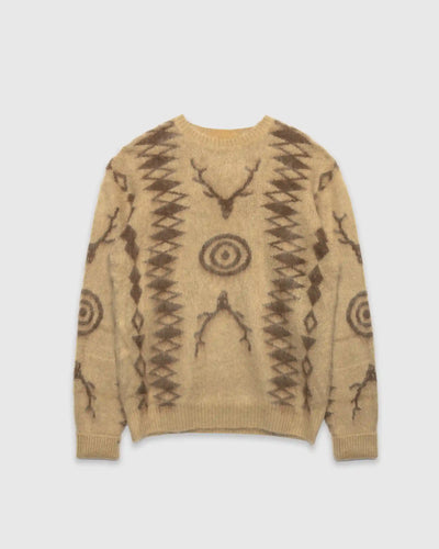 Skull & Target Crew Neck Sweater Beige