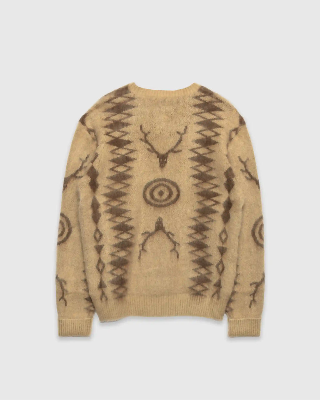 Skull & Target Crew Neck Sweater Beige