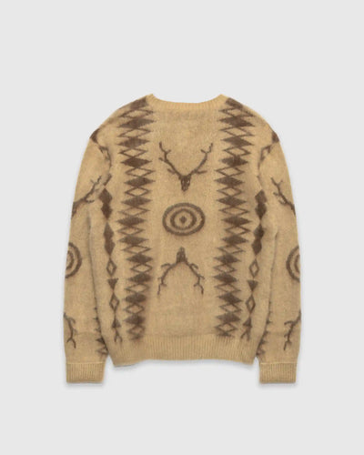 Skull & Target Crew Neck Sweater Beige