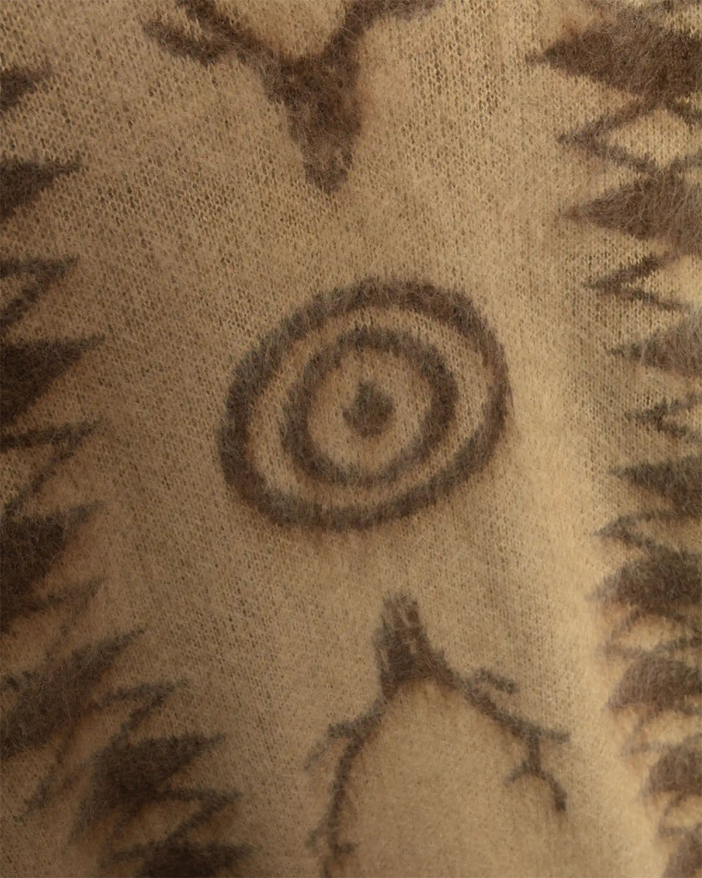 Skull & Target Crew Neck Sweater Beige