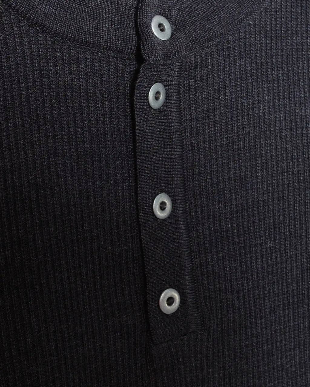 Stamina Half Placket Magnetite Black