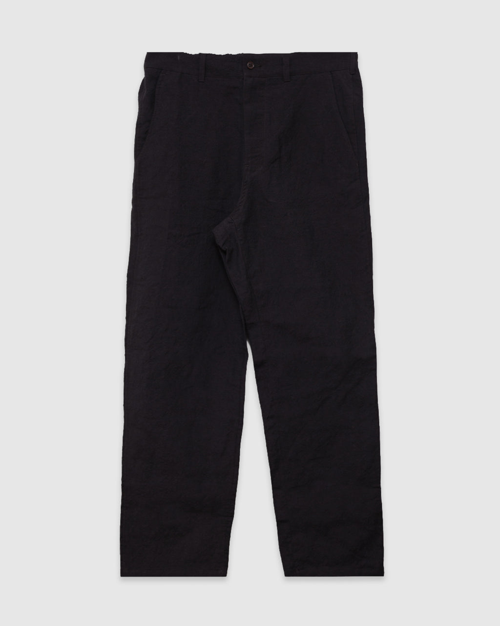 Tumble Washed Pegtop Pants Brown