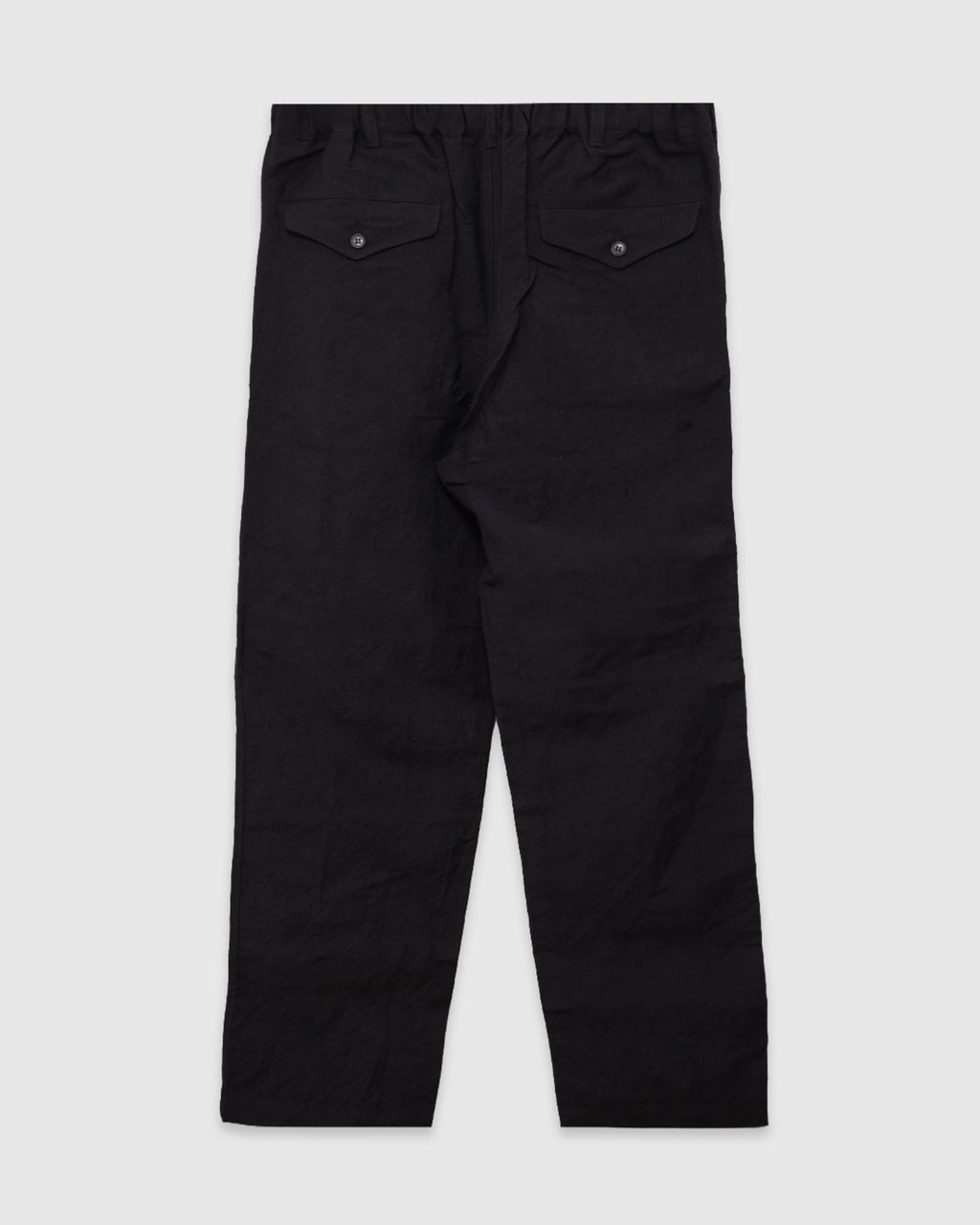 Tumble Washed Pegtop Pants Brown
