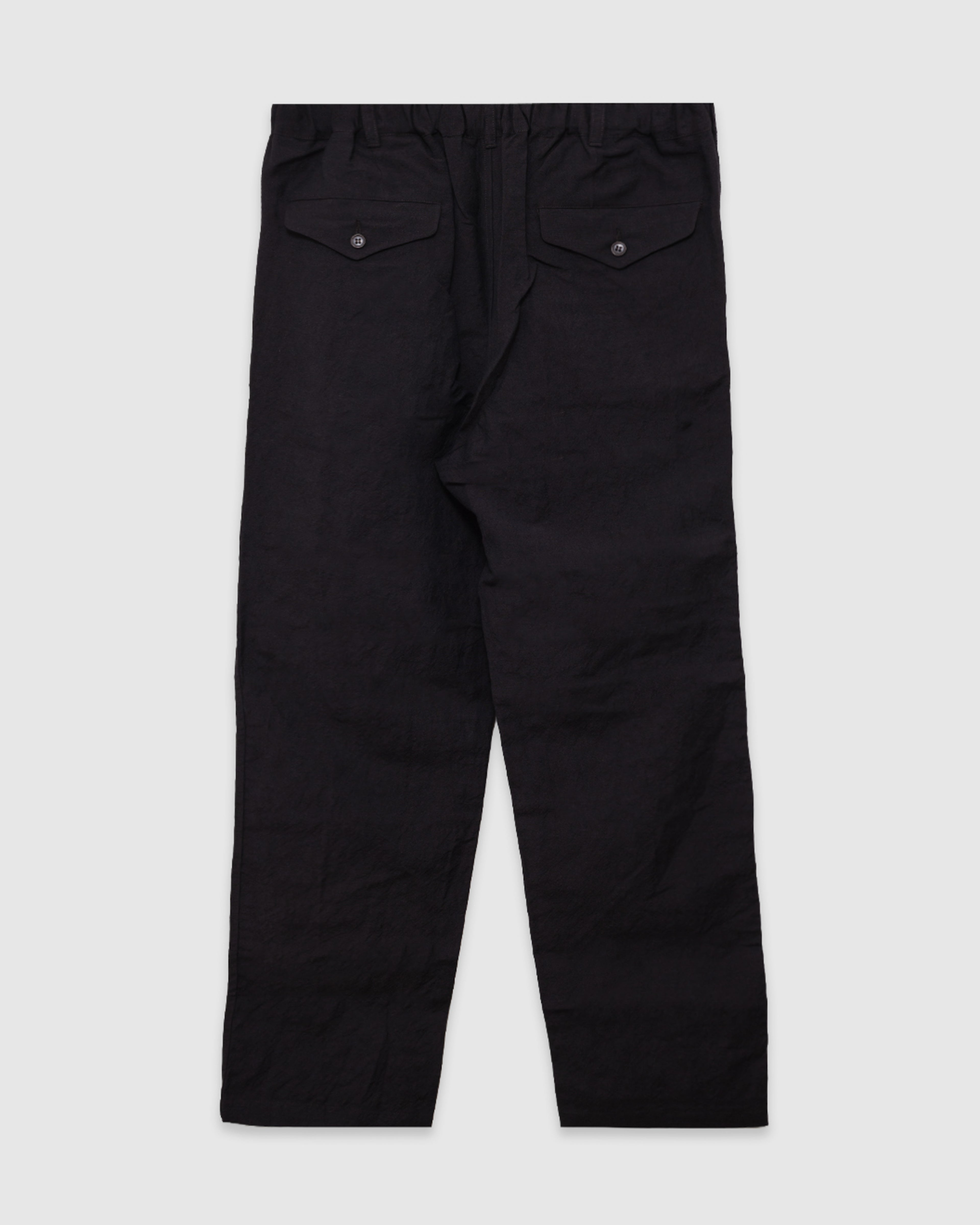 Tumble Washed Pegtop Pants Brown