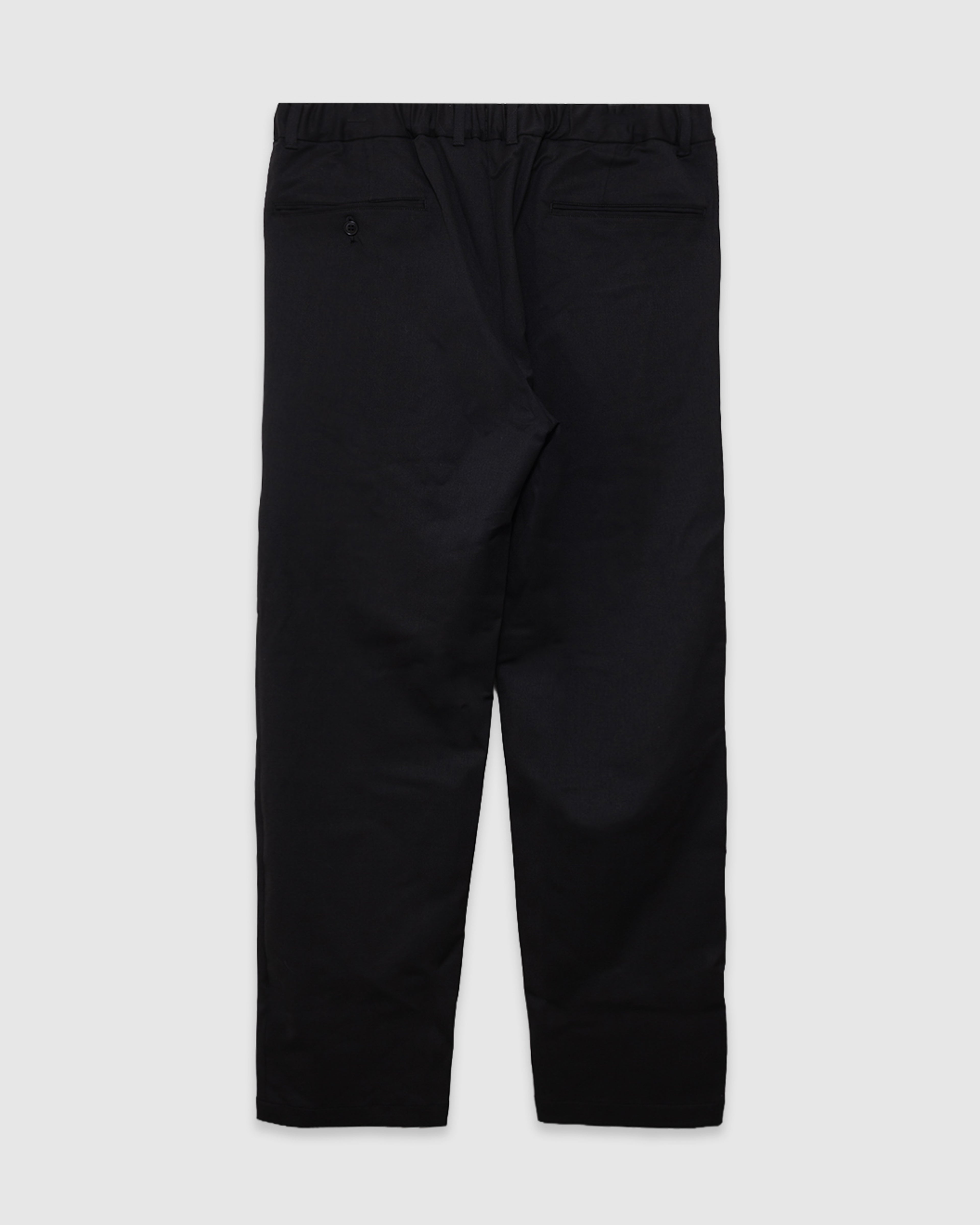 Twill Stretch Tapered Easy Pants Black