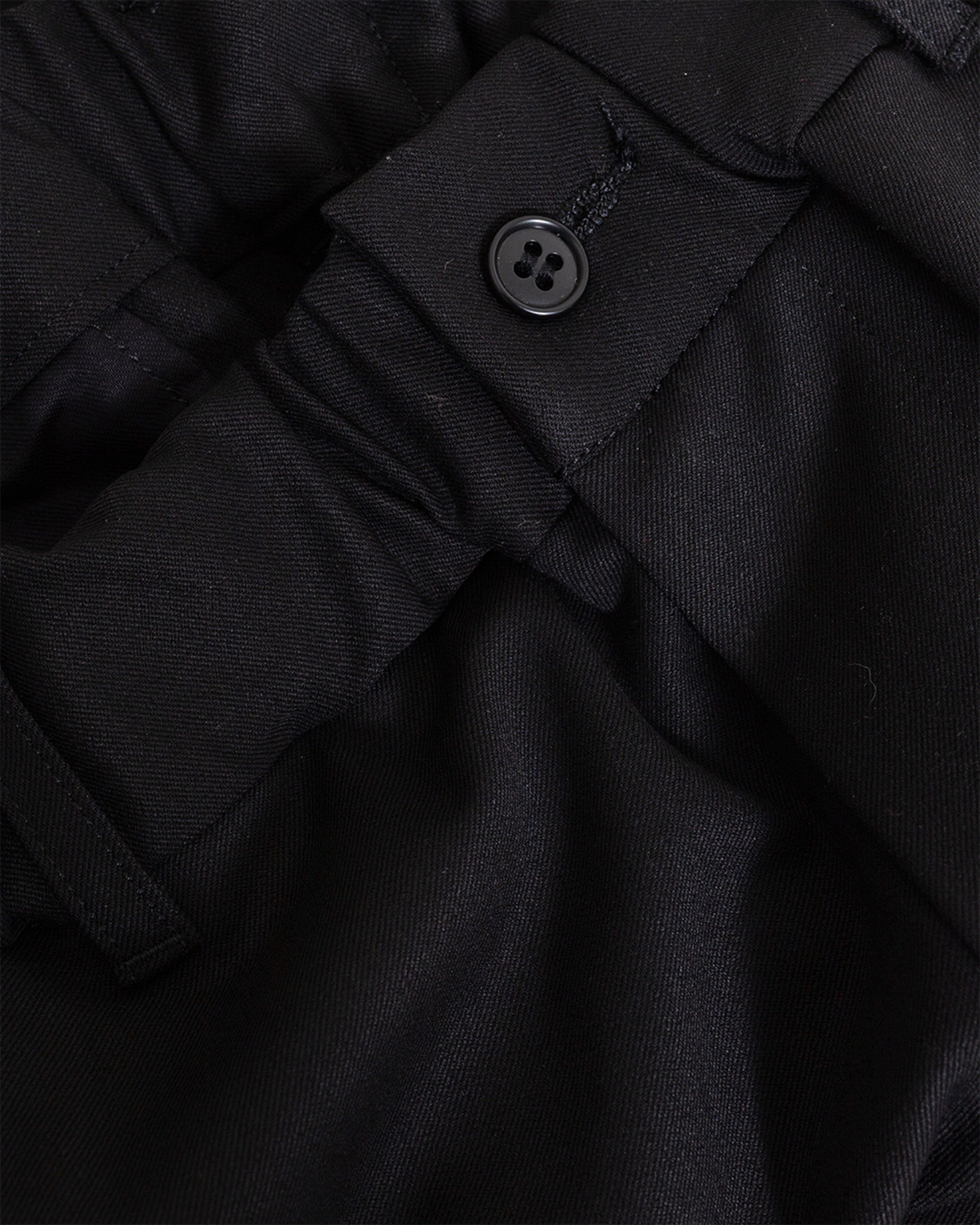 Twill Stretch Tapered Easy Pants Black