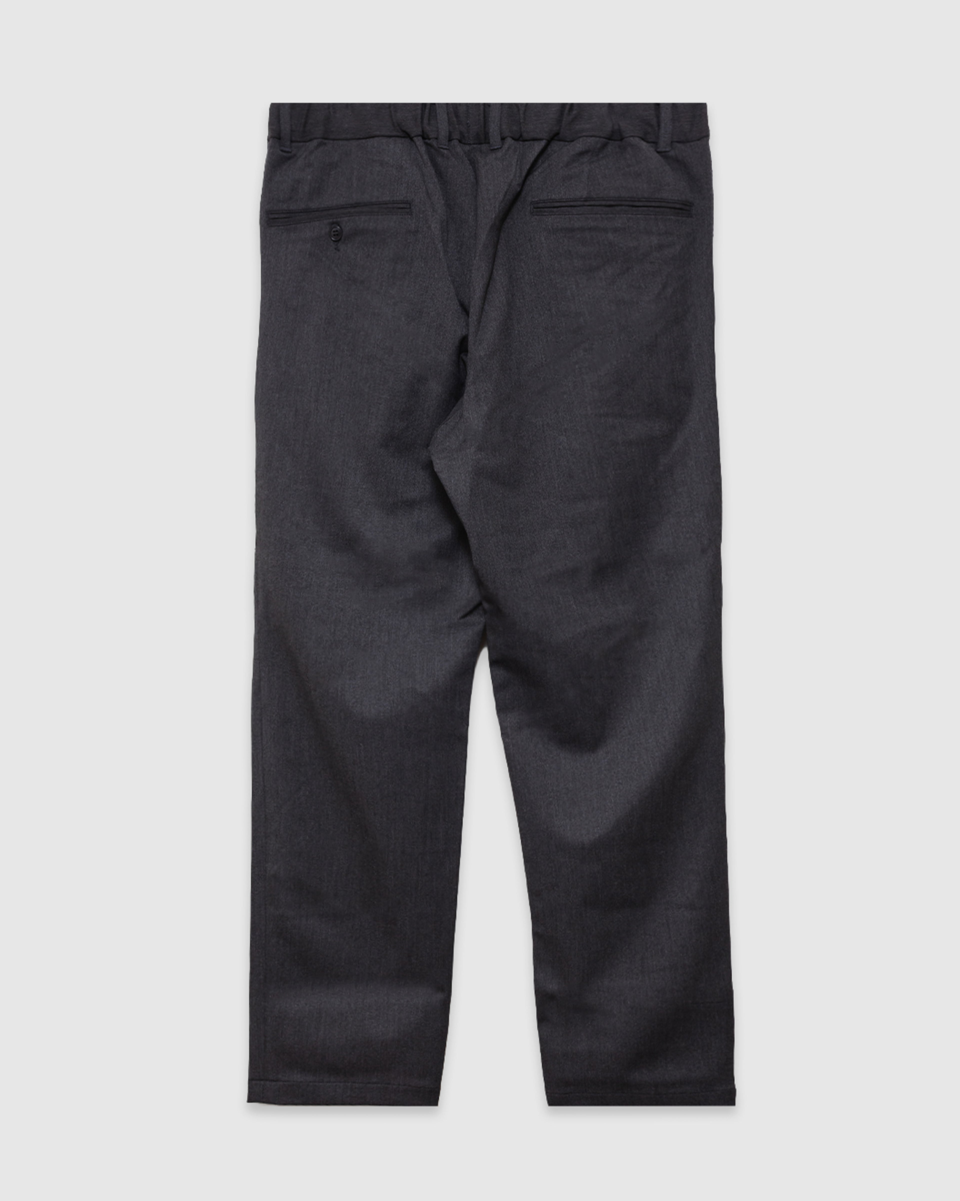 Twill Stretch Tapered Easy Pants Charcoal