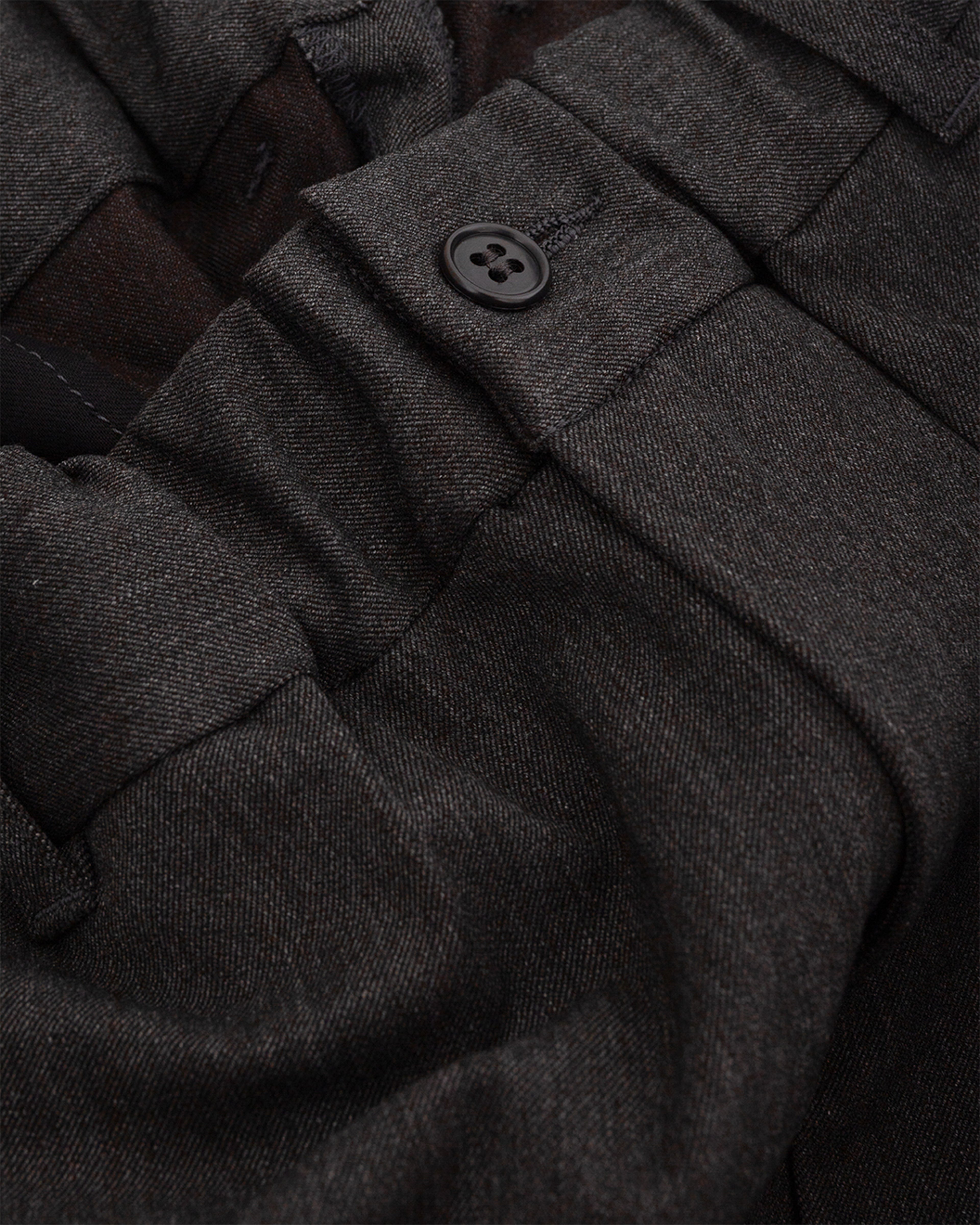 Twill Stretch Tapered Easy Pants Charcoal