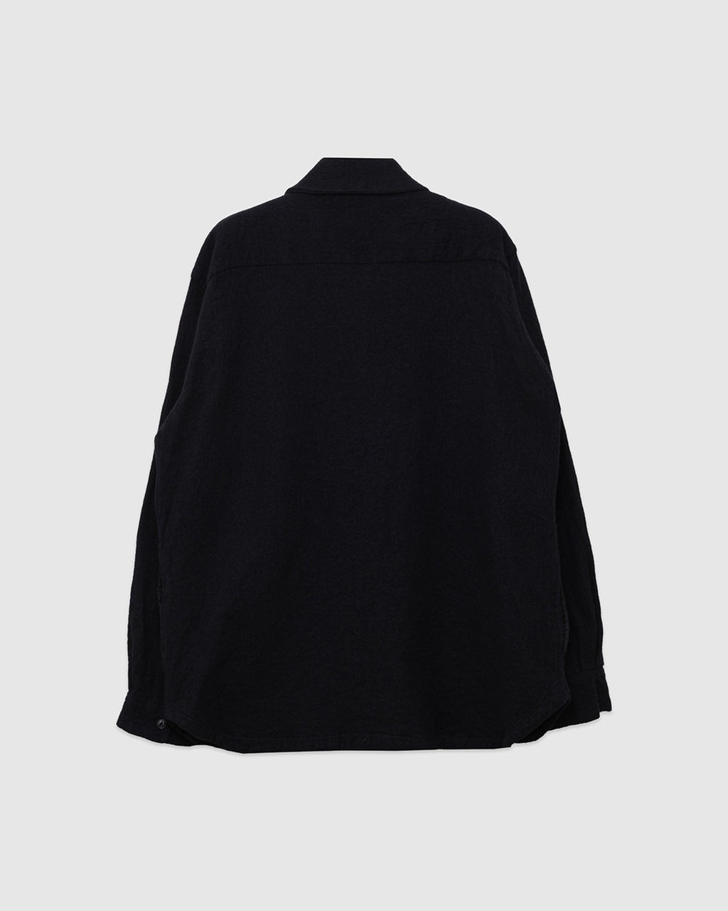 Washed Twill Work Shirt Black