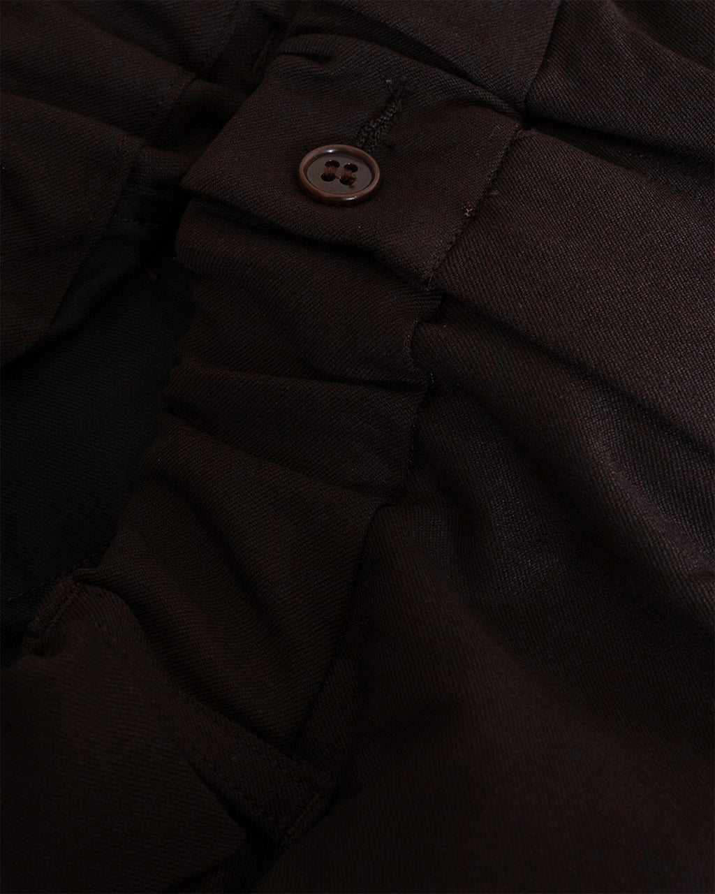 Twill Stretch Tapered Easy Pants Brown