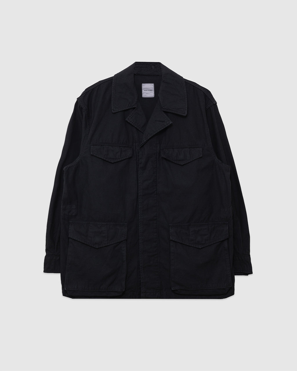 Back Satin M-47 Style Jacket Black