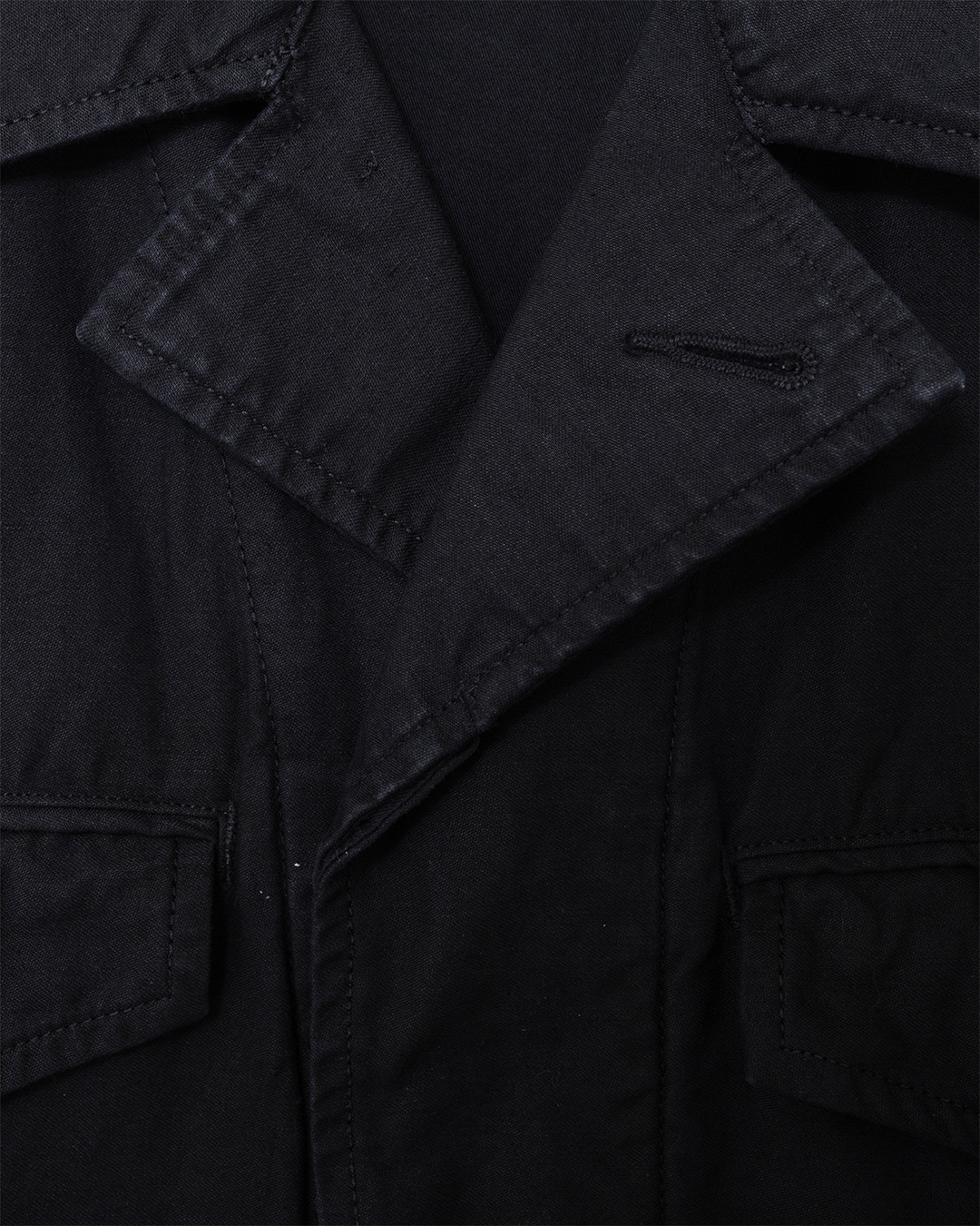 Back Satin M-47 Style Jacket Black
