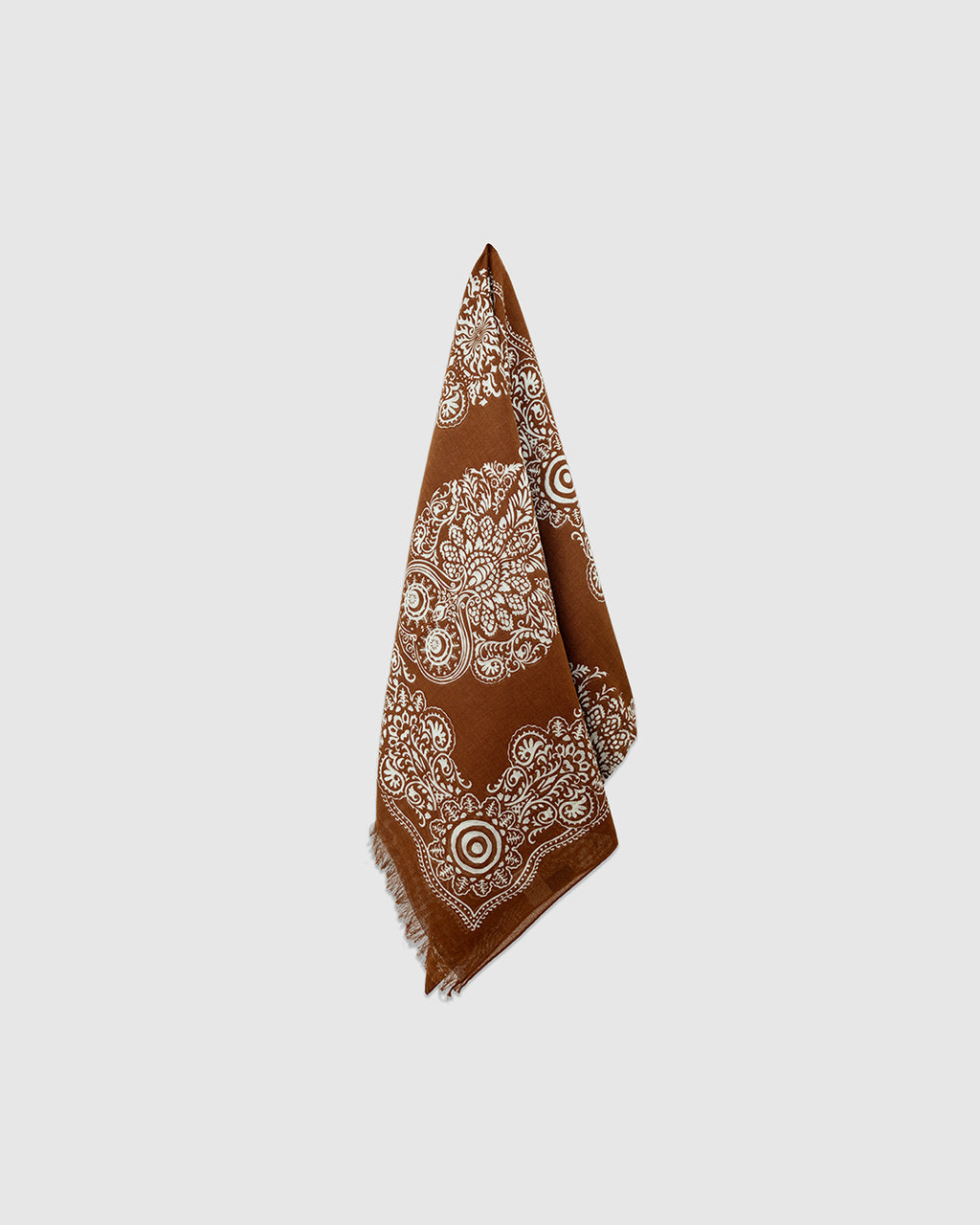 South2 West8 Stole Cotton Gauze Brown