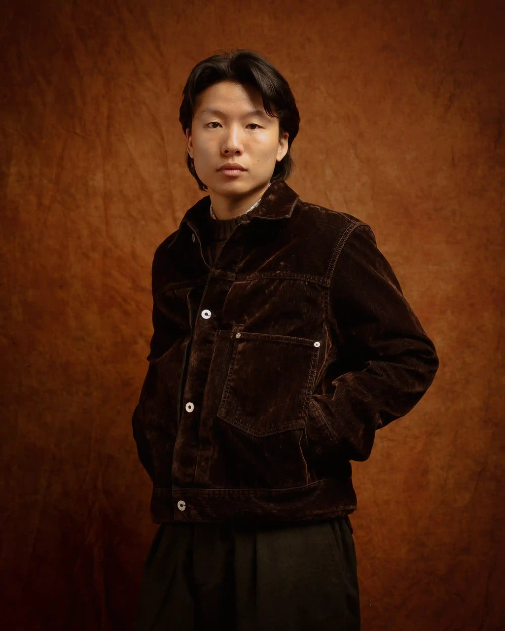 Storadal Flock Corduroy Type I Jacket Espresso