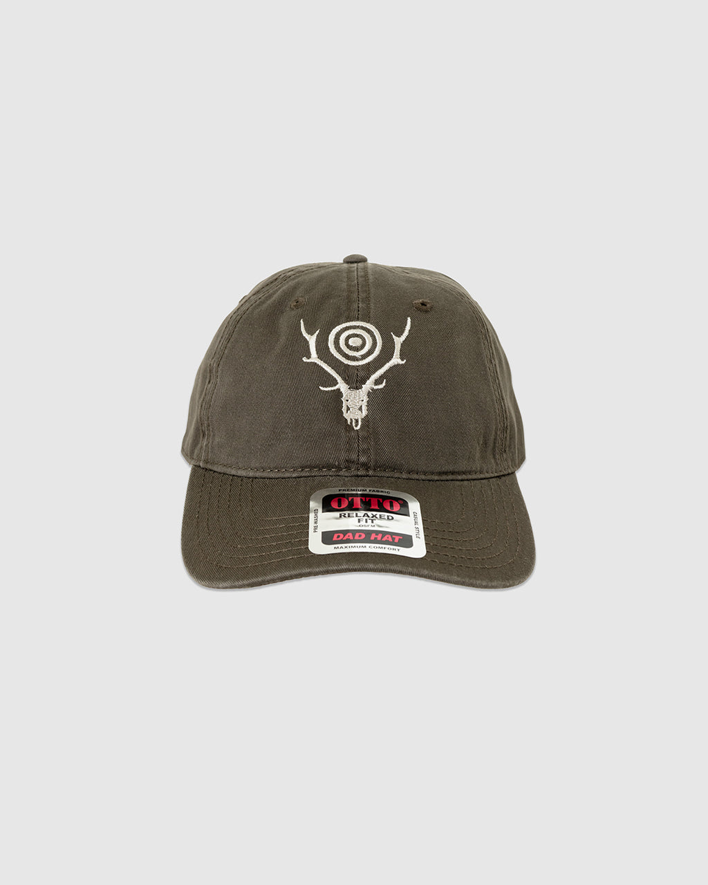 Strap Back Cap - S&T Emb Dark Olive
