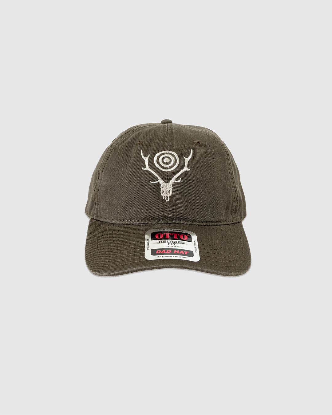 Strap Back Cap - S&T Emb Dark Olive